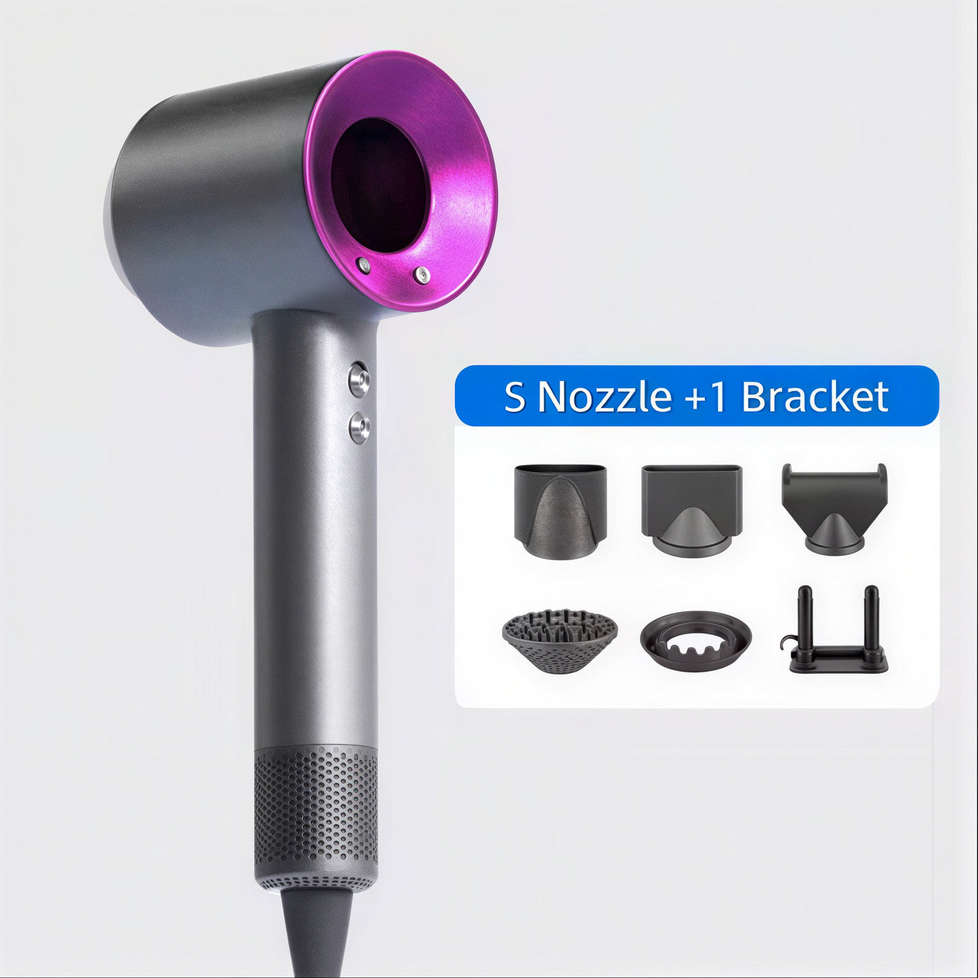 sèche cheveux haute vitesse ionique - séchage rapide et brillance pro